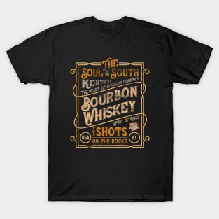 Vintage Whiskey label retro distressed T-Shirt